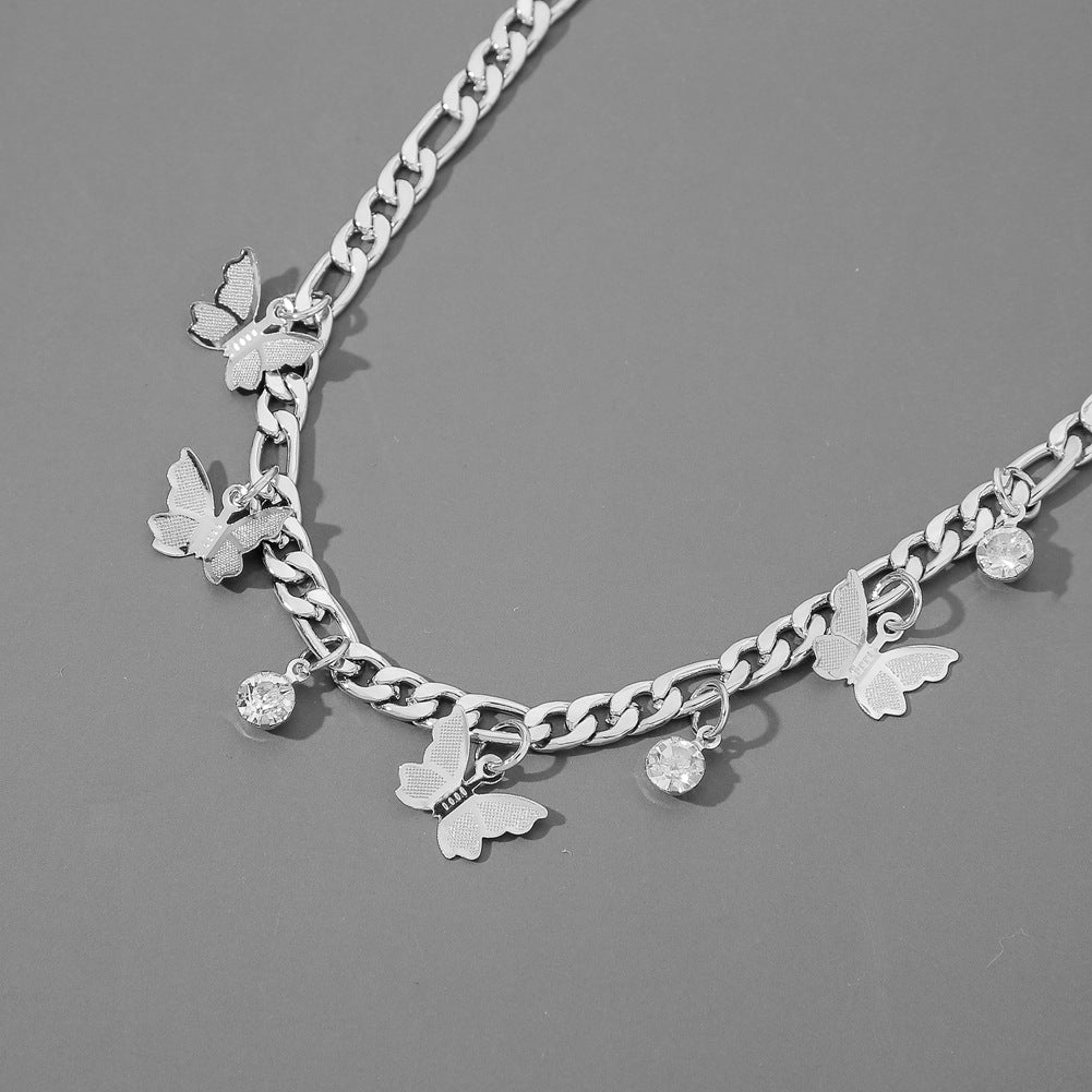 Butterfly Necklace | Silver & Gold