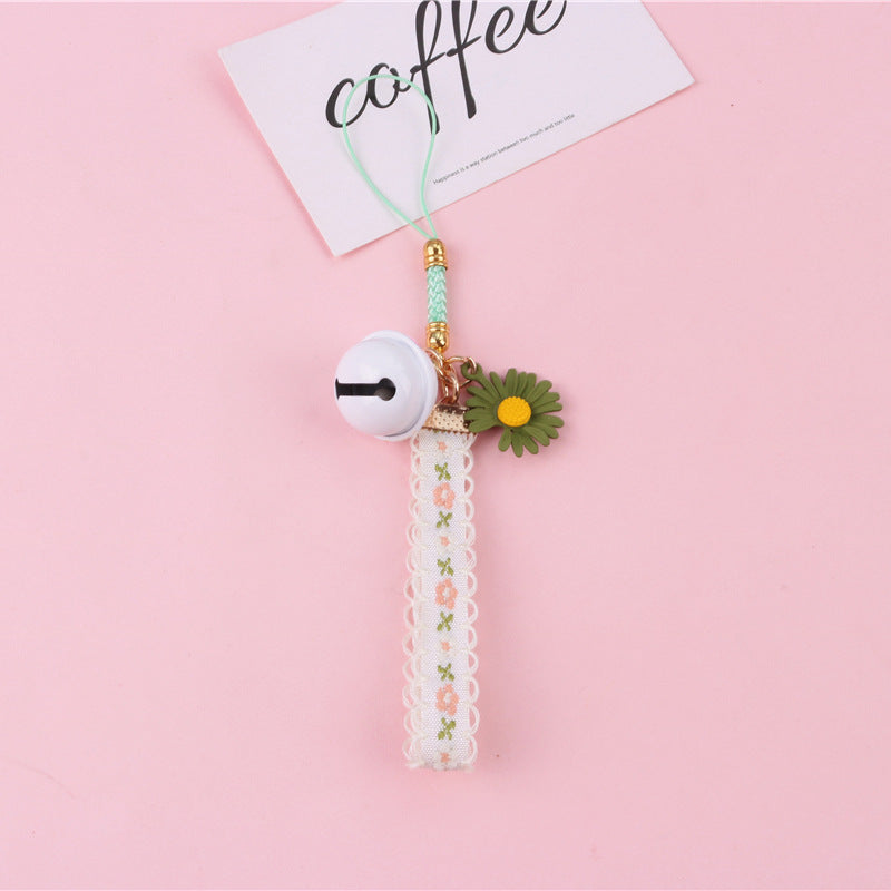 Daisy Keychain With Bow