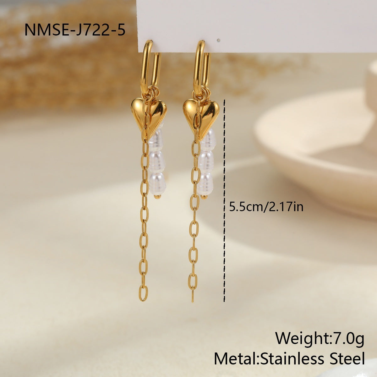 Tassel Pearl Earrings