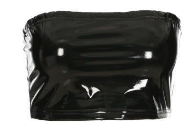 Black Leather Tube Top