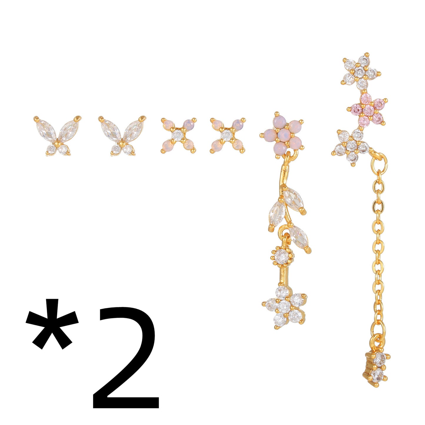 Floral Earring Set