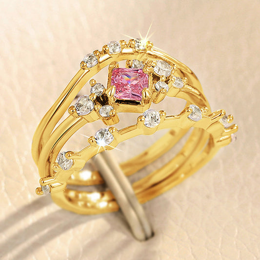 3pc Gold Ring Set | Also in White Gold