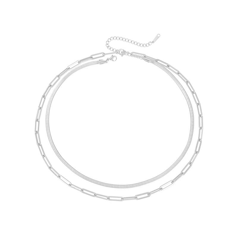 Double Layered Necklace | Gold | Silver | RoseGold