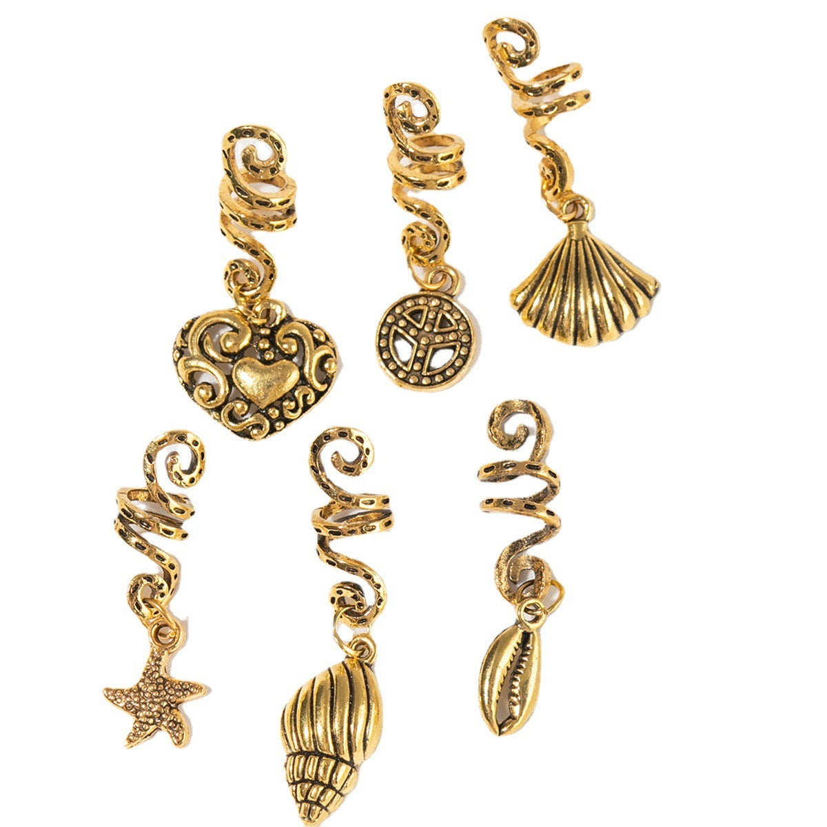Golden braid accessories