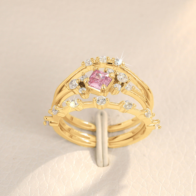 3pc Gold Ring Set | Also in White Gold