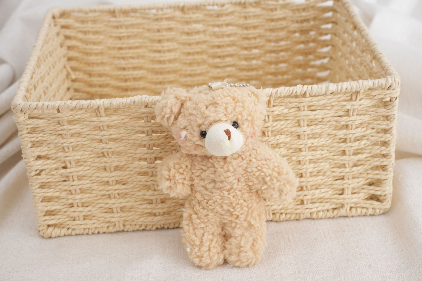 Bear & Bunny Plush Keychain