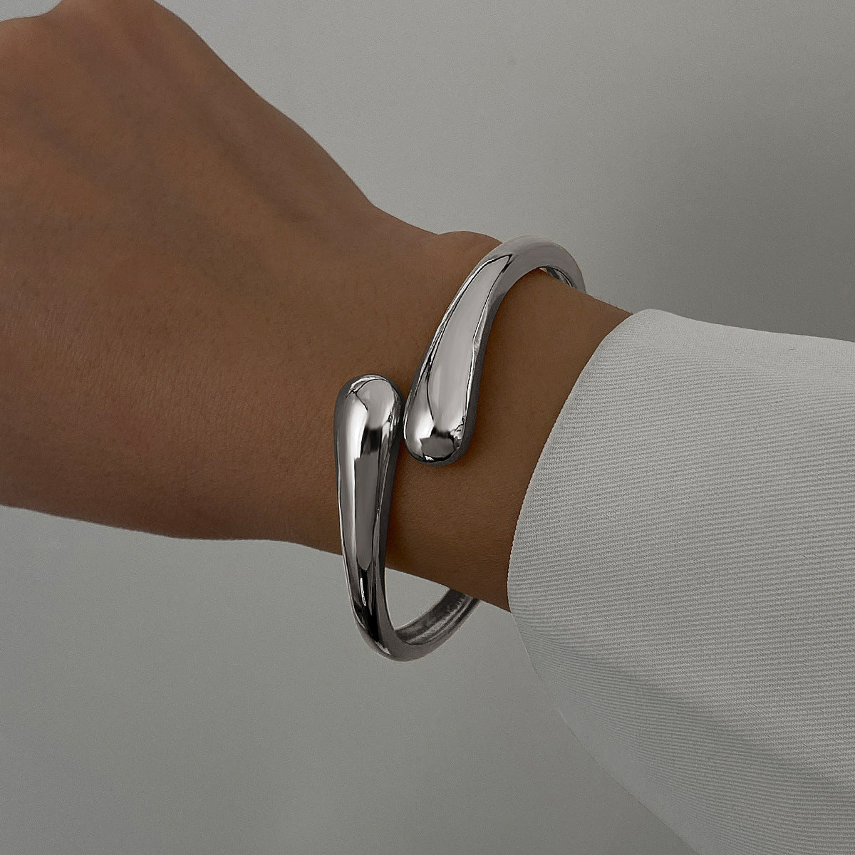Glossy Gold & Silver Bracelet