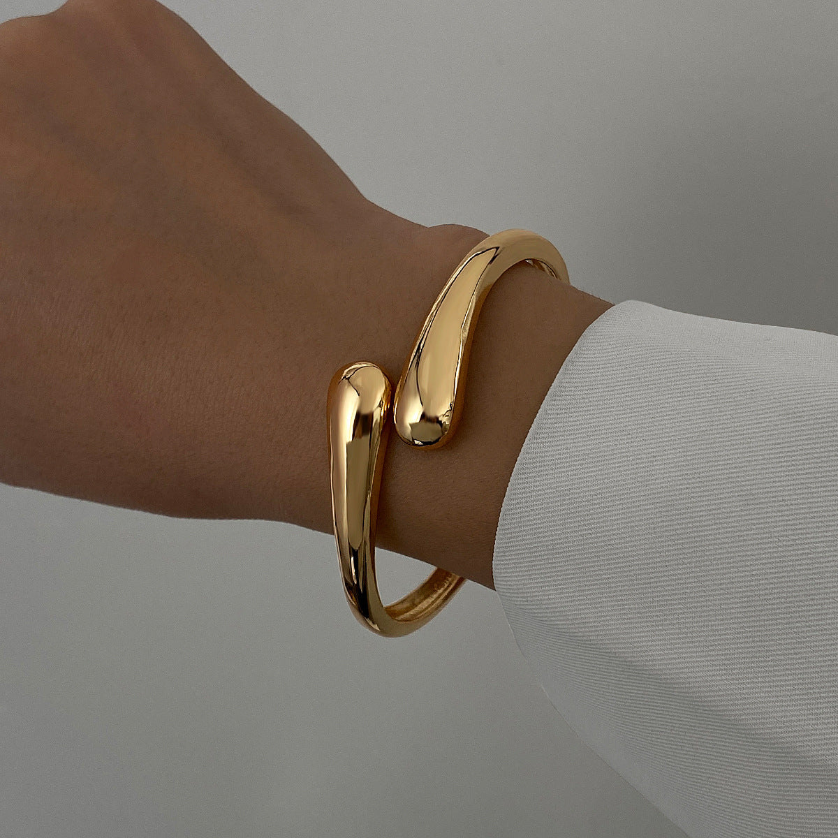 Glossy Gold & Silver Bracelet