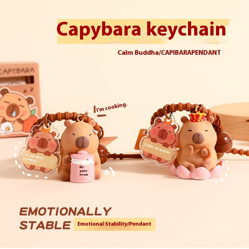 Capybara Keychain