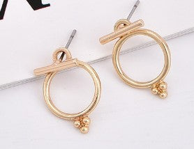 Simple Round Earrings