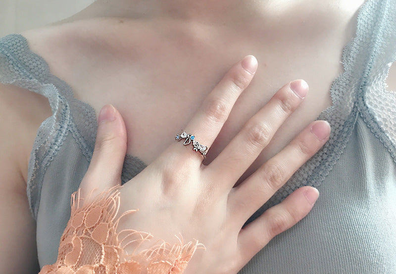 Japanese Style Silver Ring
