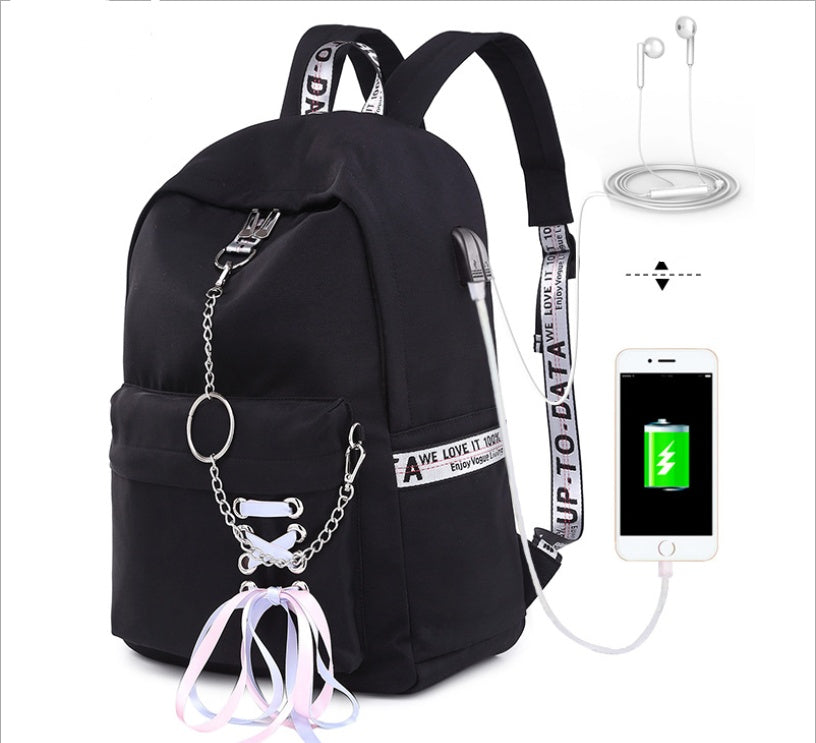 Backpack With Charging Port
