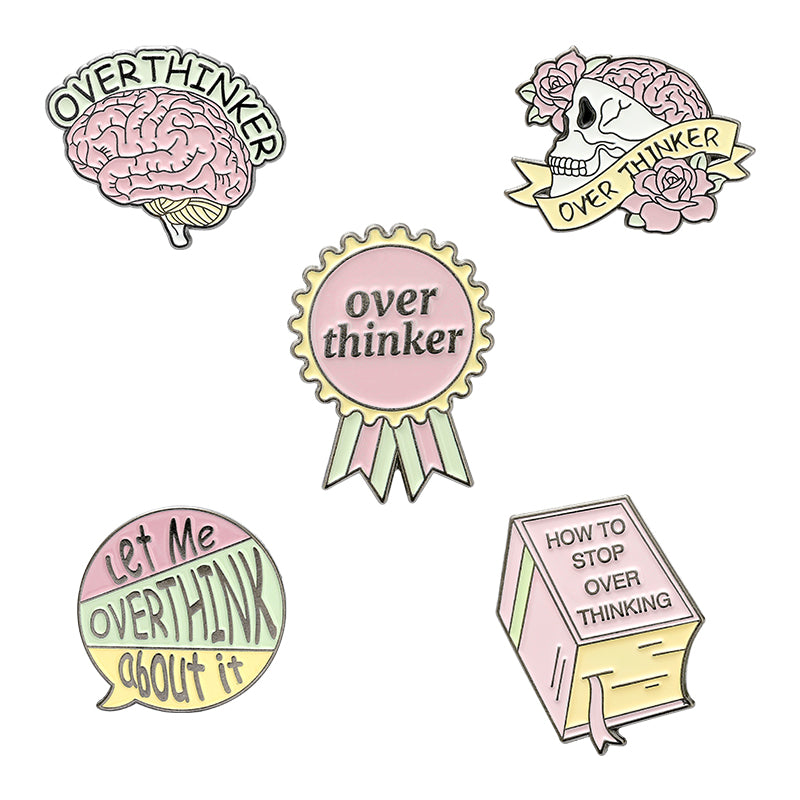 Overthinking Brooch