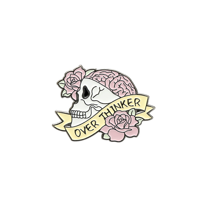 Overthinking Brooch