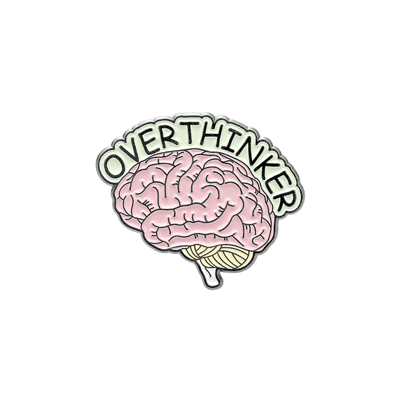 Overthinking Brooch