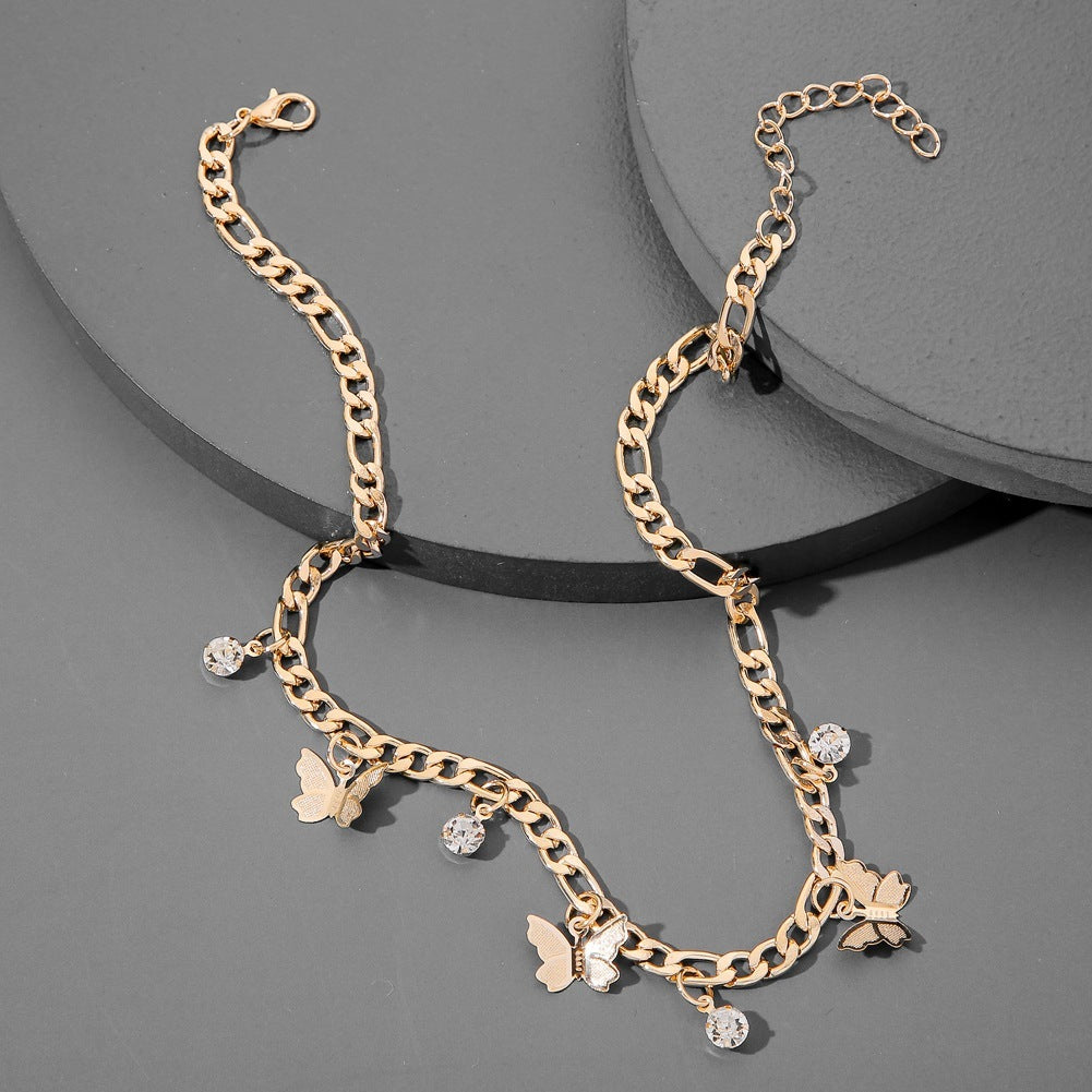 Butterfly Necklace | Silver & Gold
