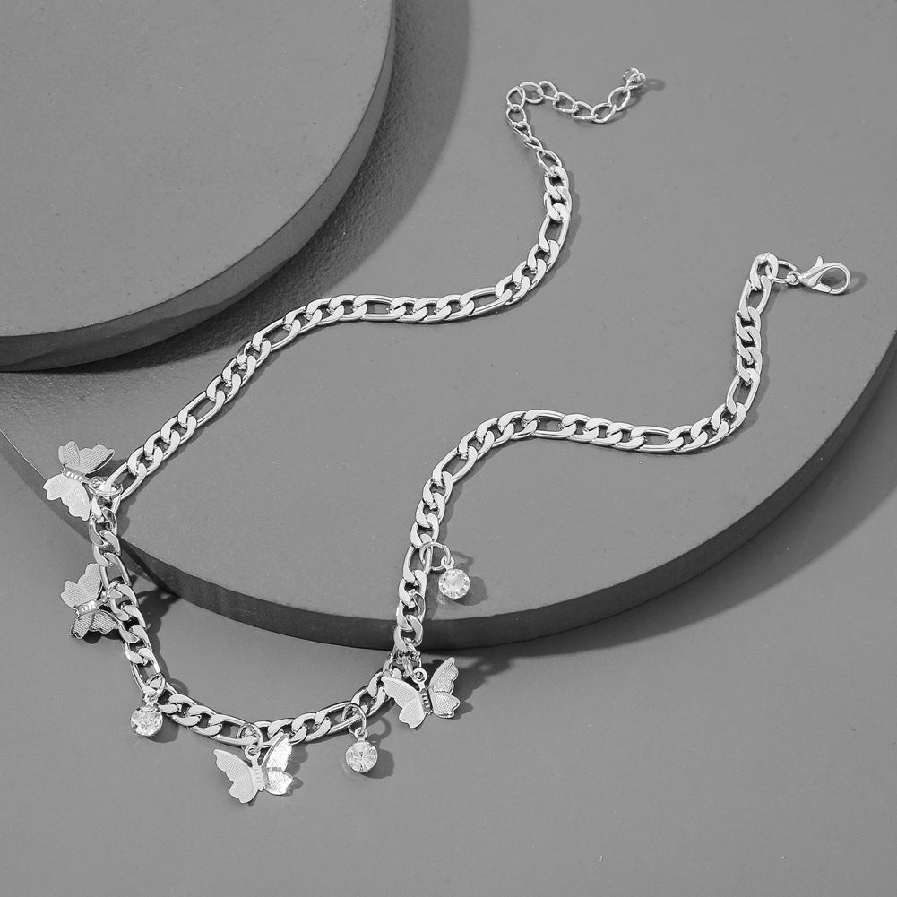 Butterfly Necklace | Silver & Gold