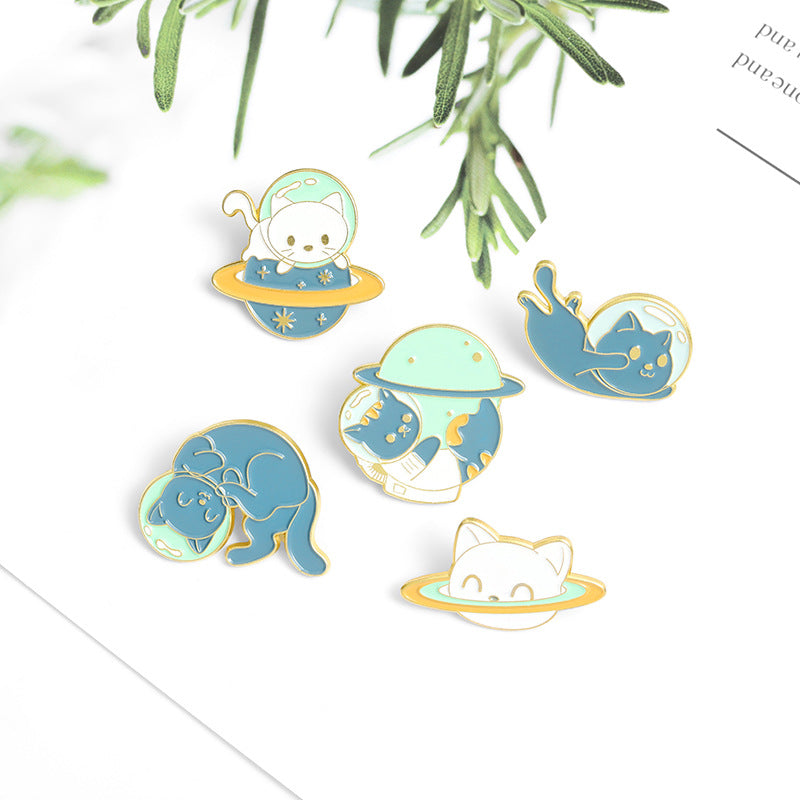 Space Cat Brooch