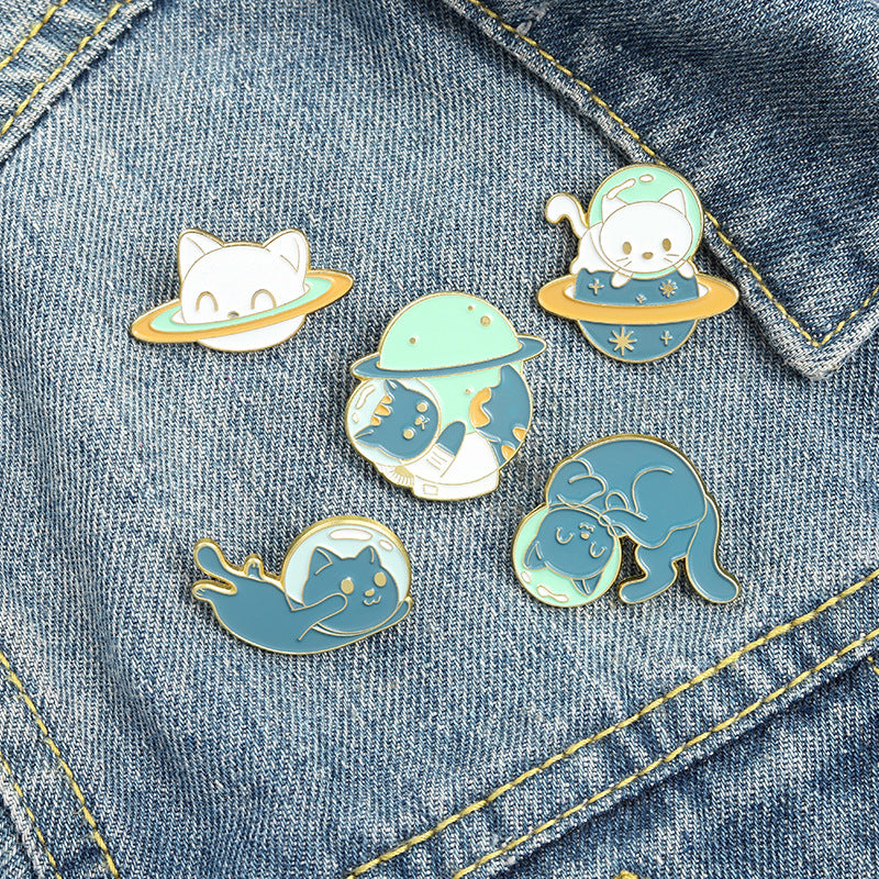 Space Cat Brooch