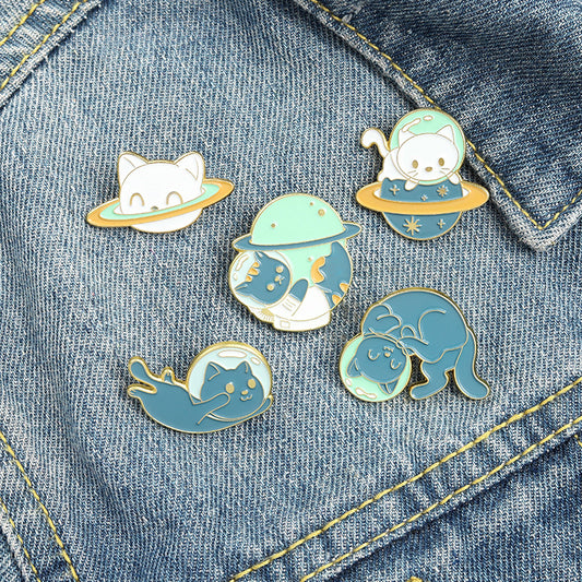 Space Cat Brooch