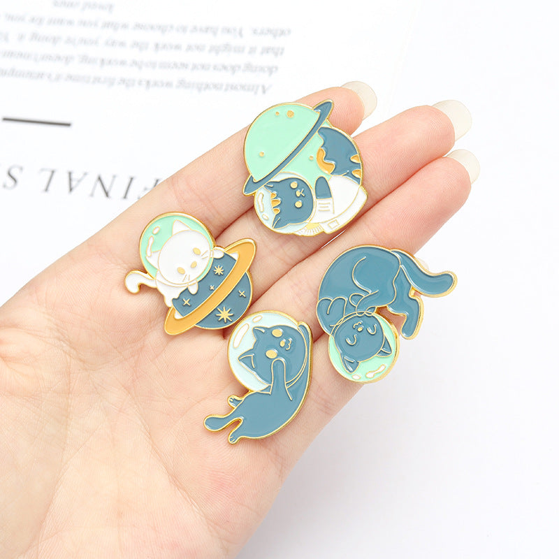 Space Cat Brooch