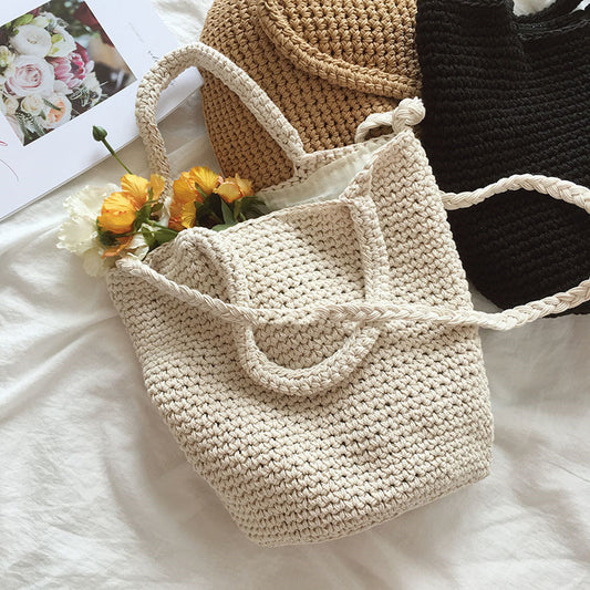 Woven Picnic Tote Bag