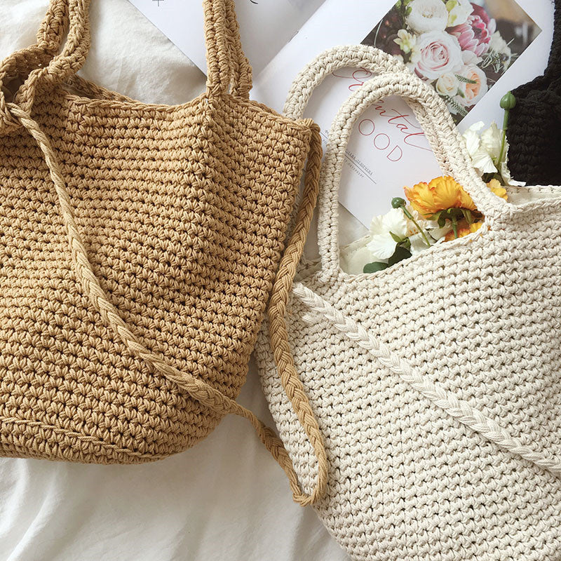 Woven Picnic Tote Bag