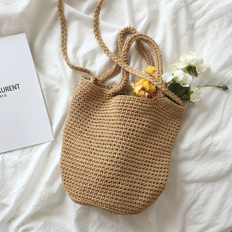Woven Picnic Tote Bag