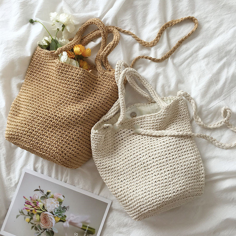 Woven Picnic Tote Bag