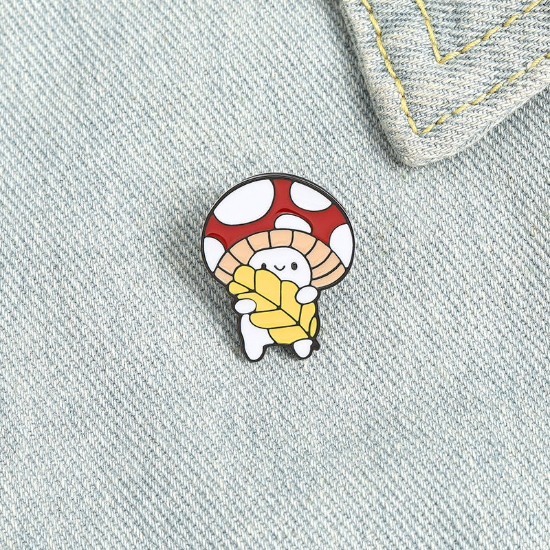Mushroom Brooch