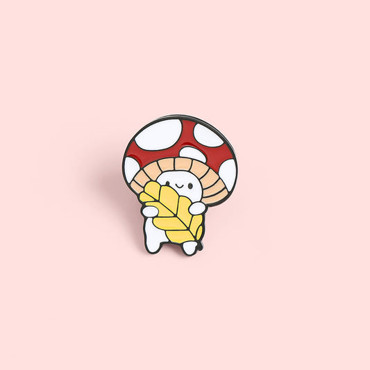 Mushroom Brooch