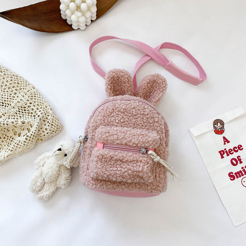 Bunny Ears Plush Backpack