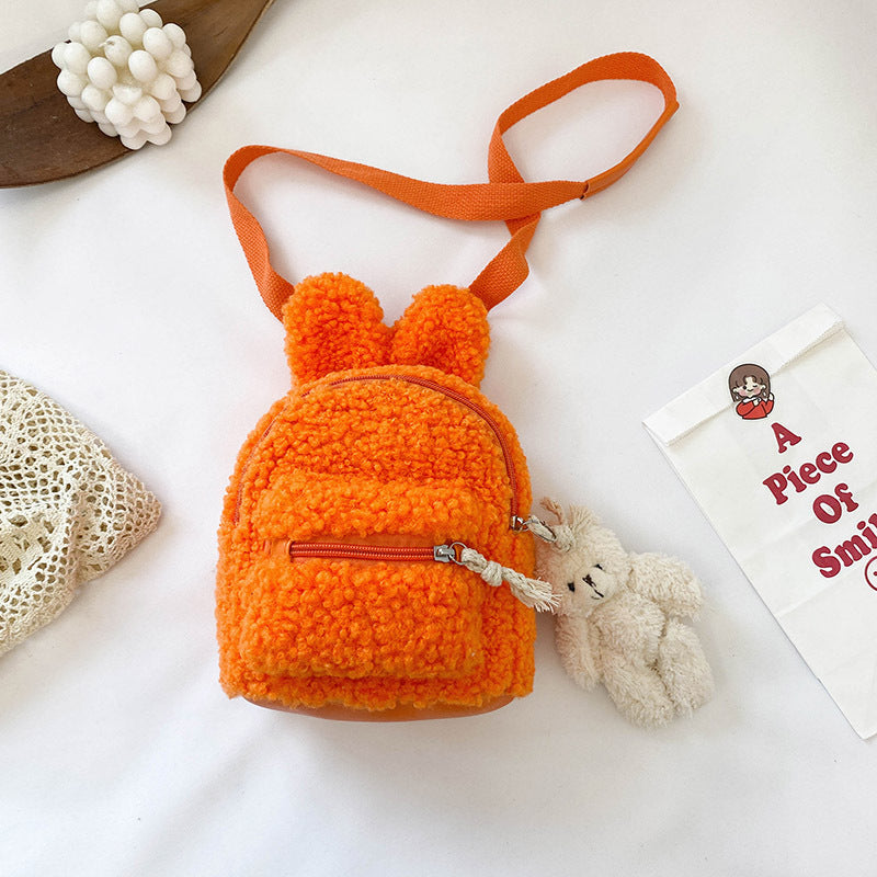 Bunny Ears Plush Backpack
