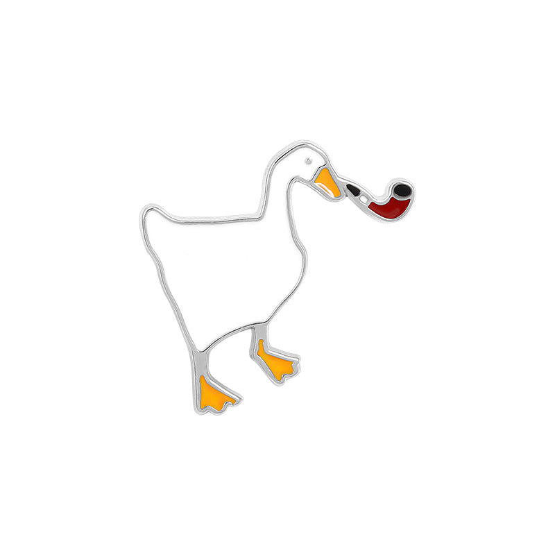 Silly Duck Brooch