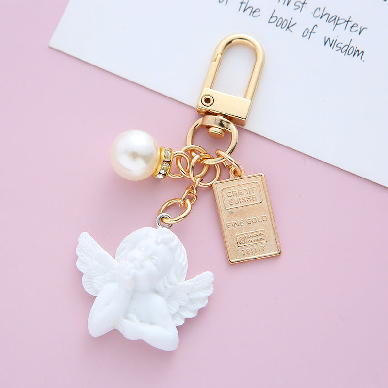 Baroque Angel Keychain