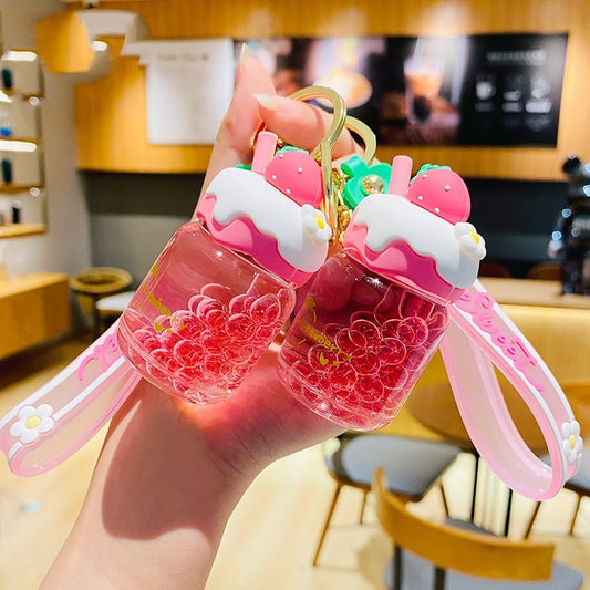 Strawberry Jar Keychain