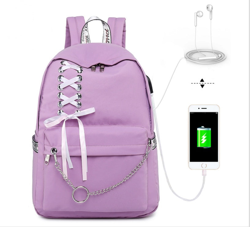 Backpack With Charging Port
