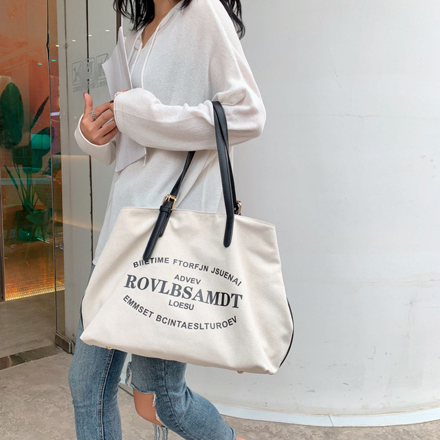 Canvas Large Tote Bag