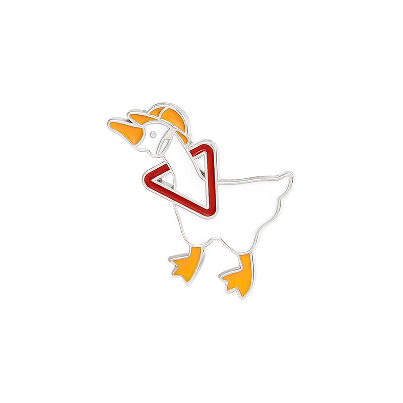 Silly Duck Brooch
