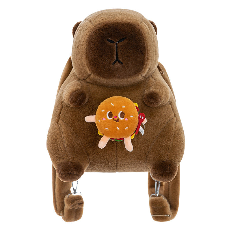 Capybara Plush Backpack
