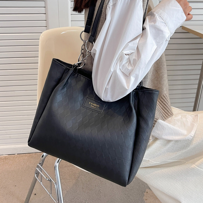 Rhombus Pattern Tote Bag