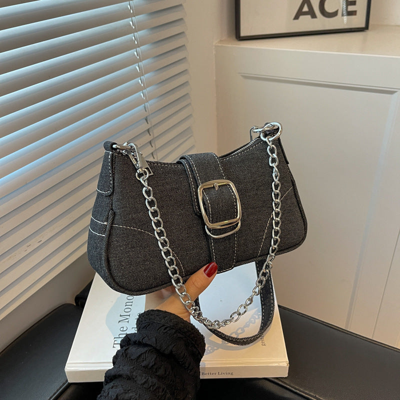 Denim Shoulder Bag