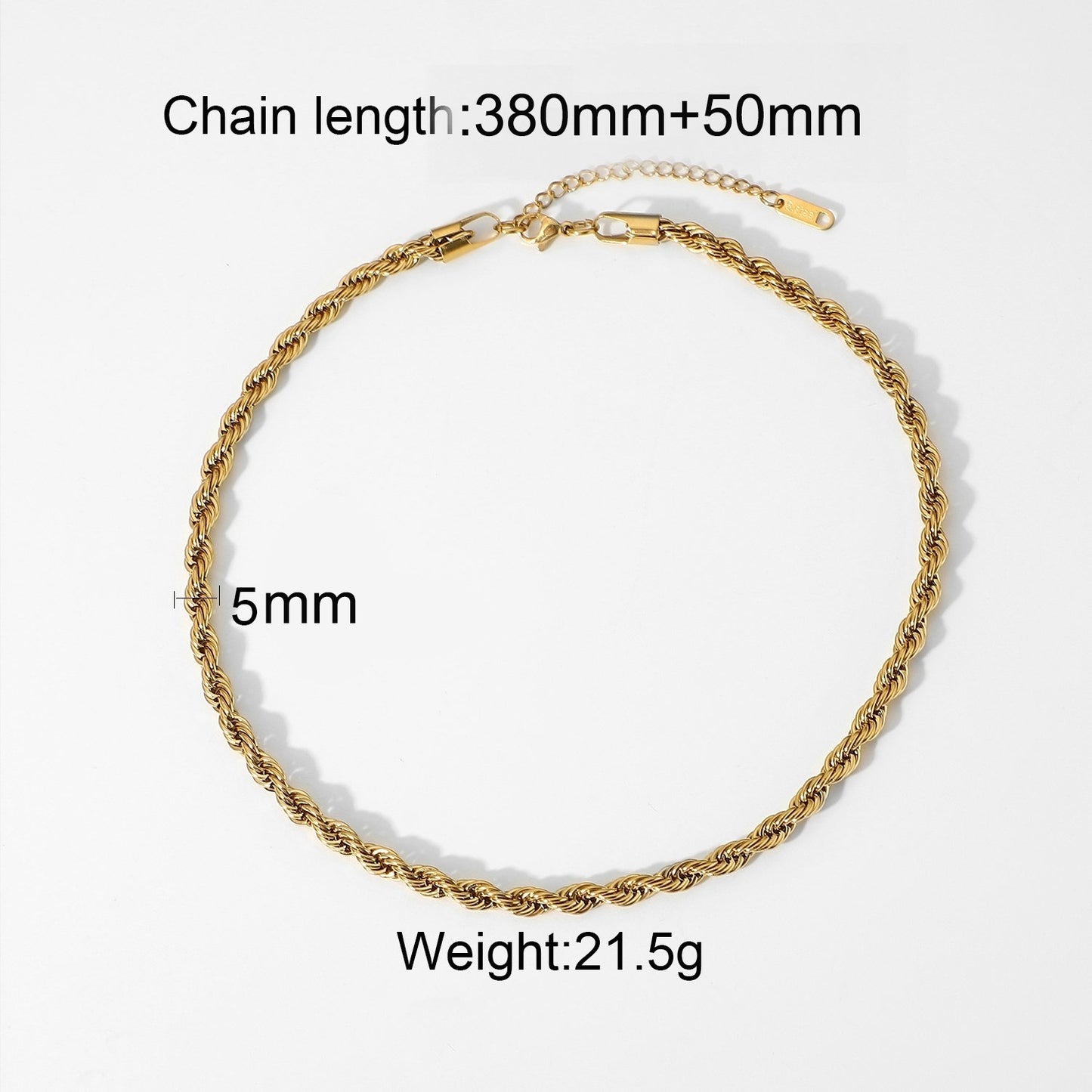Double Chain Gold Necklace