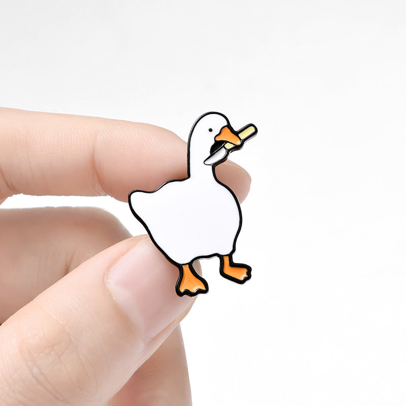 Silly Duck Brooch