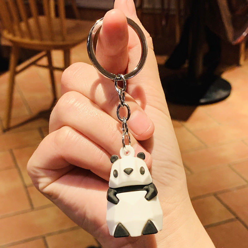 Geometric Animal Keychain