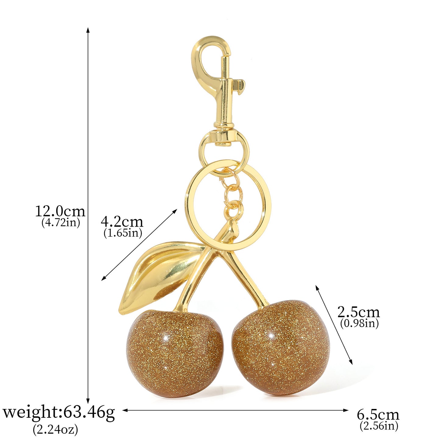 Viral Cherry Keychain