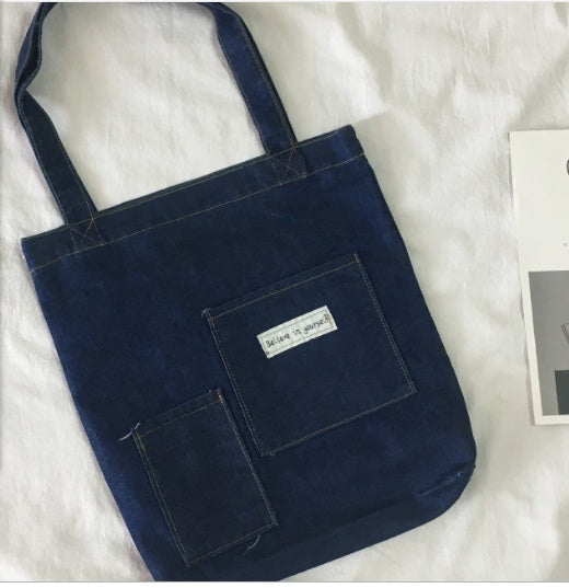 Denim Jeans Inspired Tote Bag