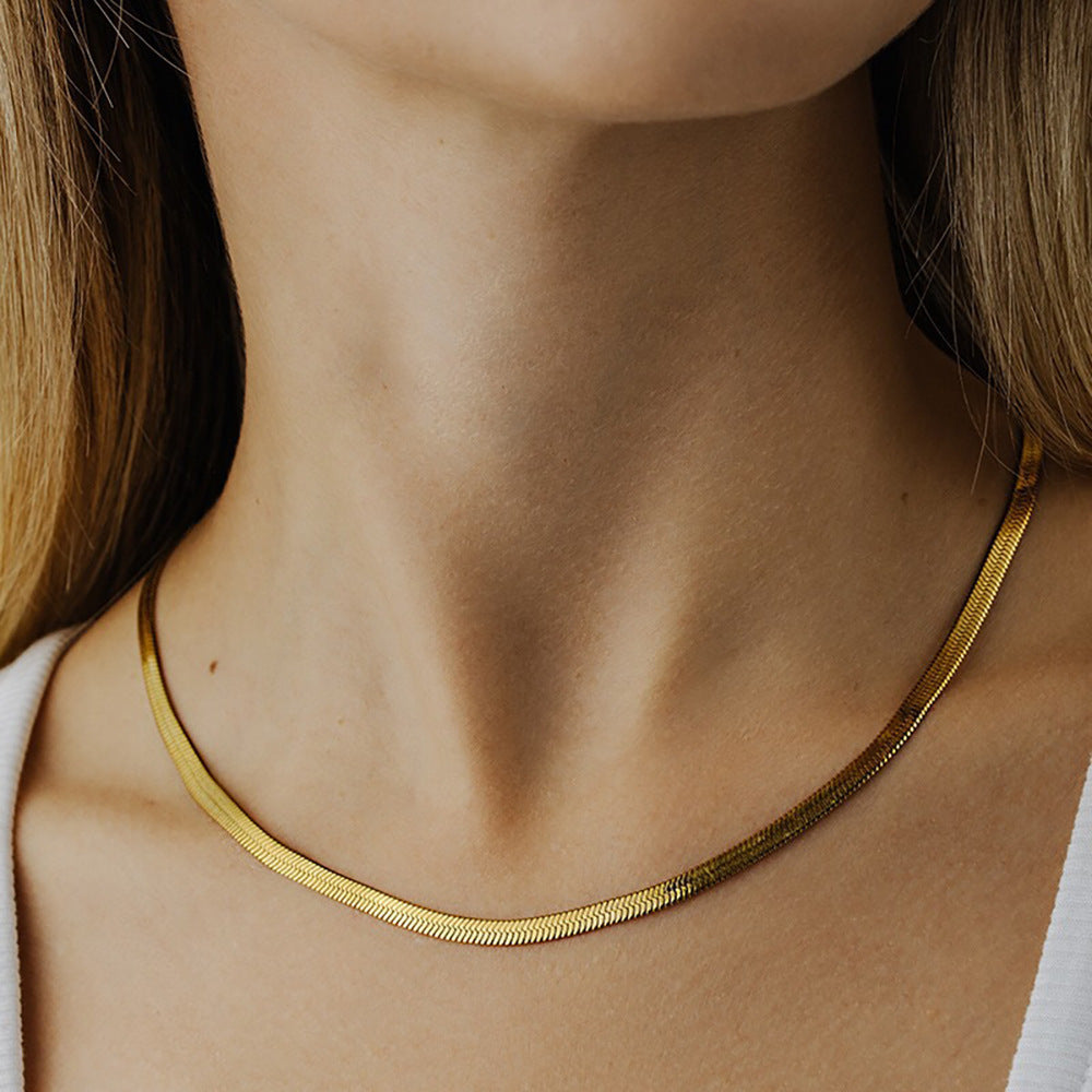 Double Chain Gold Necklace