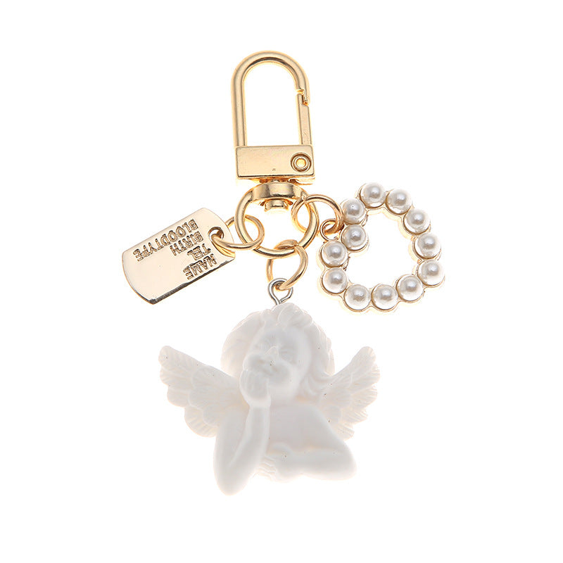 Baroque Angel Keychain