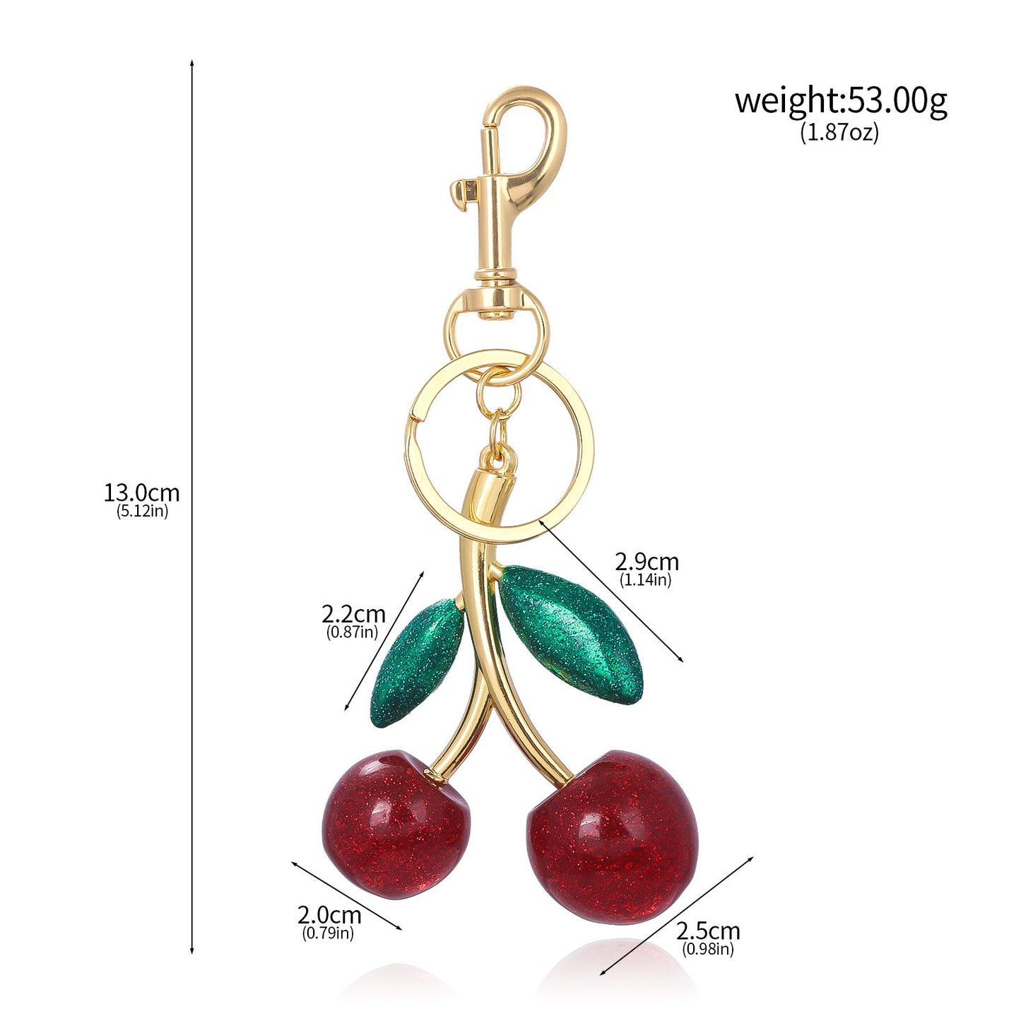 Viral Cherry Keychain